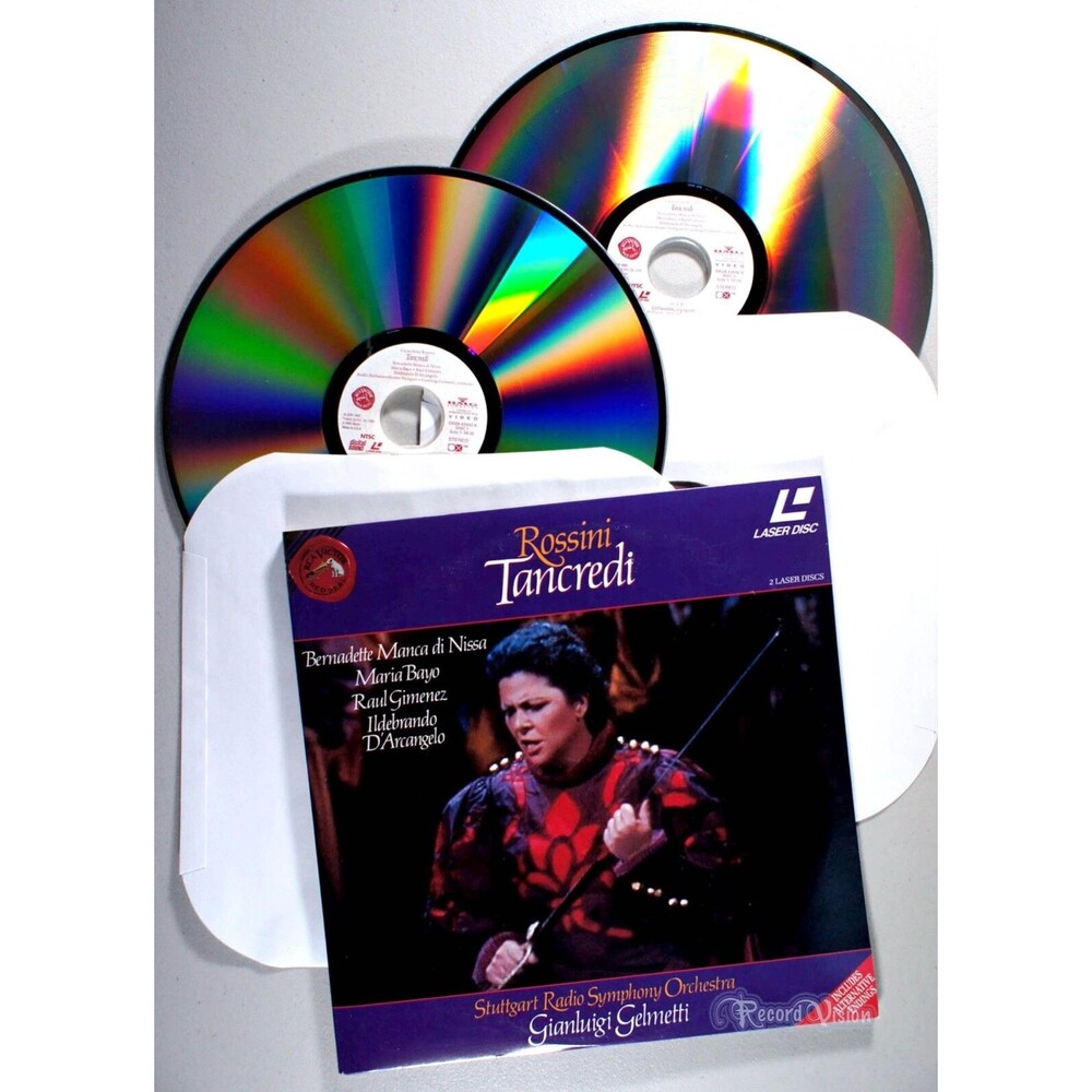 Rossini Tancredi (2x LaserDisc 1994) • Gianluigi Gelmetti, Stuttgart Orchestra